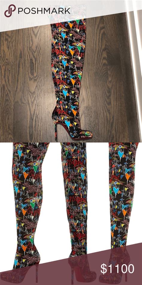 unique louboutin graffiti thigh high boots replica|The 20+ Best Christian Louboutin Inspired Shoes .